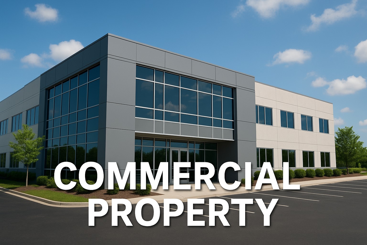 Modern commercial building