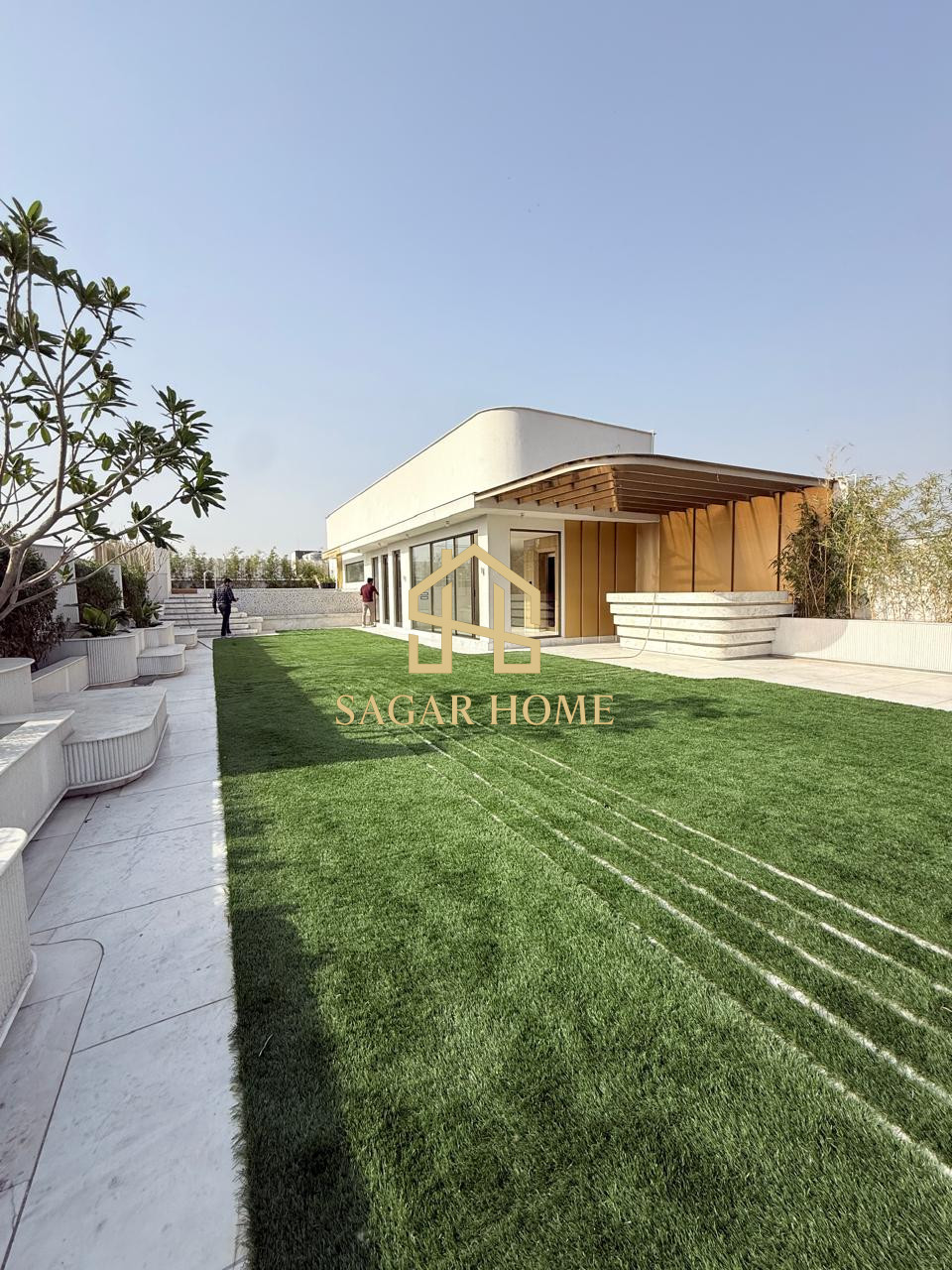 Contemporary Penthouse with Private Rooftop Pool in Greater Kailash I
